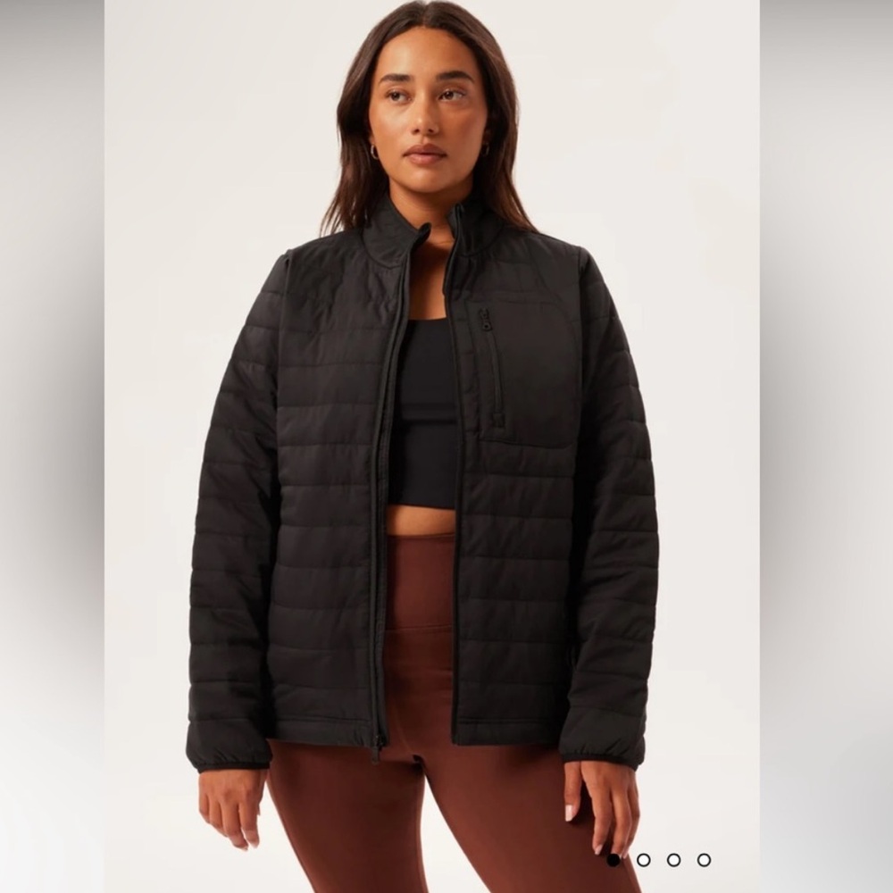 Girlfriend Collective Recycled Packable Puffer Coat